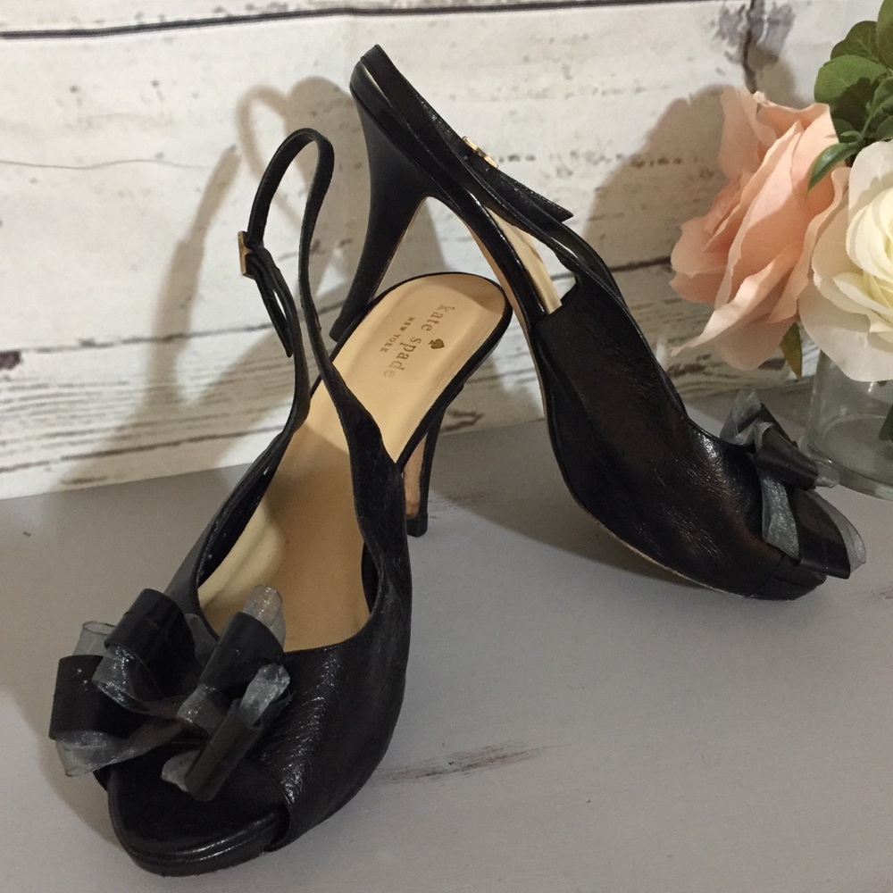 Kate Spade Bow Slingback Heels
